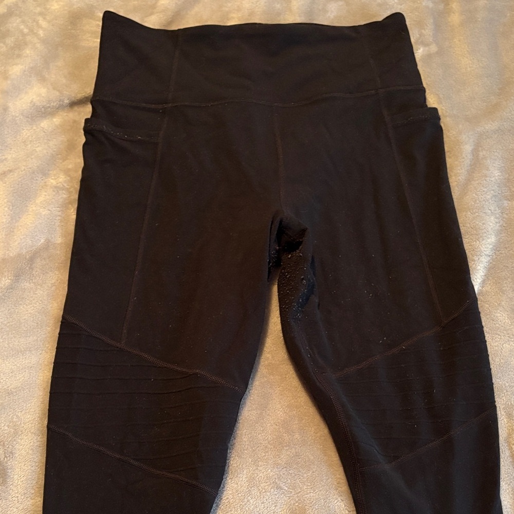 Athleta Black High-Waist Workout Leggings